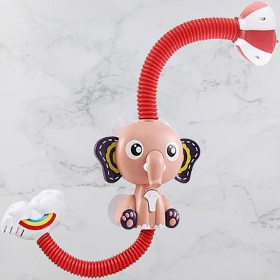 Jouet de bain bébé - CuteBabyBathToys™ - Elephant rouge