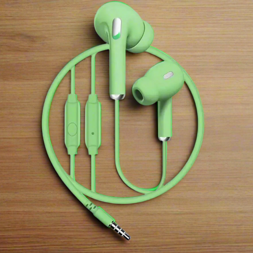 Écouteurs Filaires - SoundFit™ - Vert