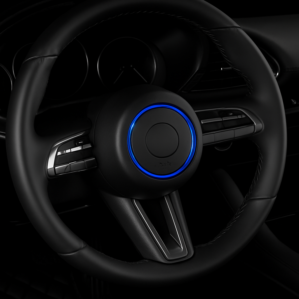 Autocollant Voiture - LogoLoop™ - Bleu
