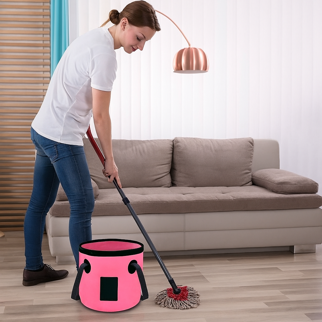 Seau Pliable - BucketGo™ - Rose