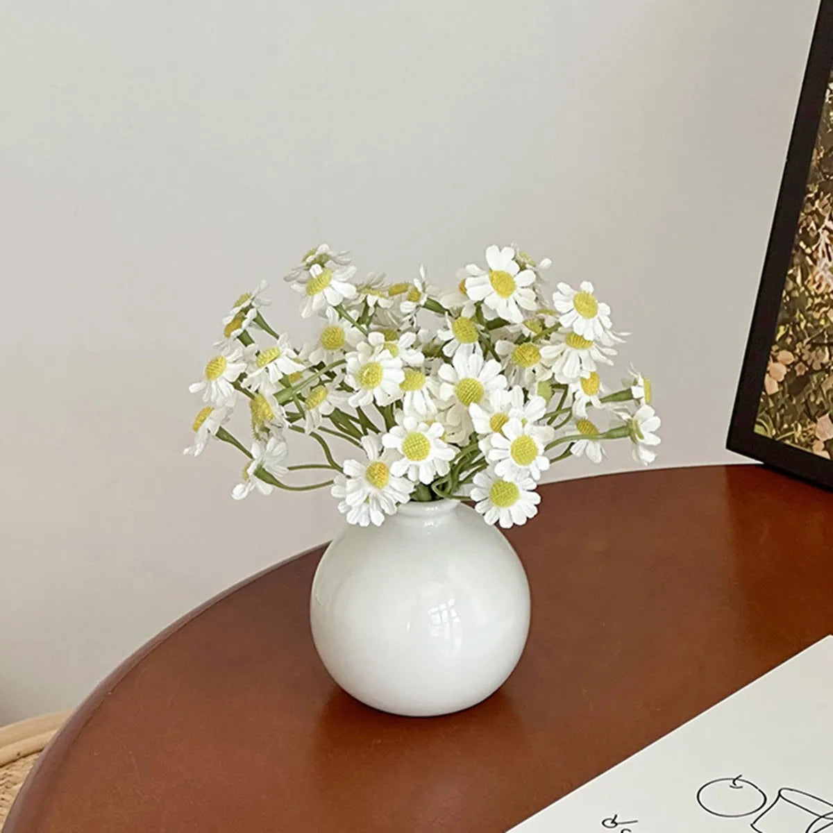 Vase en Céramique - ZenHydroVase™ - Blanc