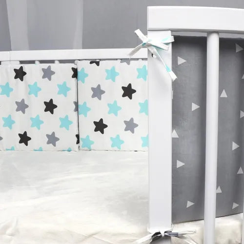 Tour de Lit - CotonBump™ - Bleu Gris