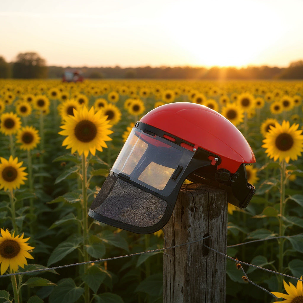 Visière de Protection - HeadMountShield™ - Rouge