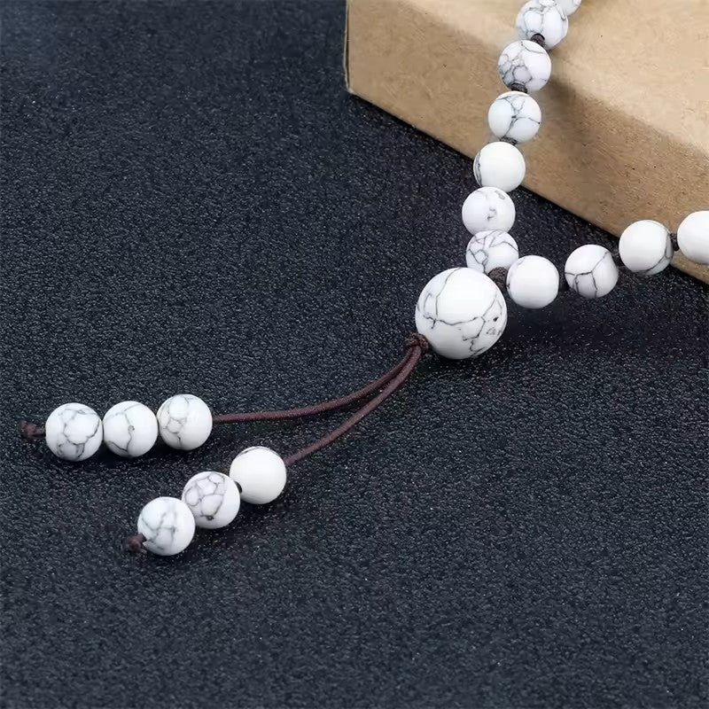 PrayerStone™ - Howlite blanche