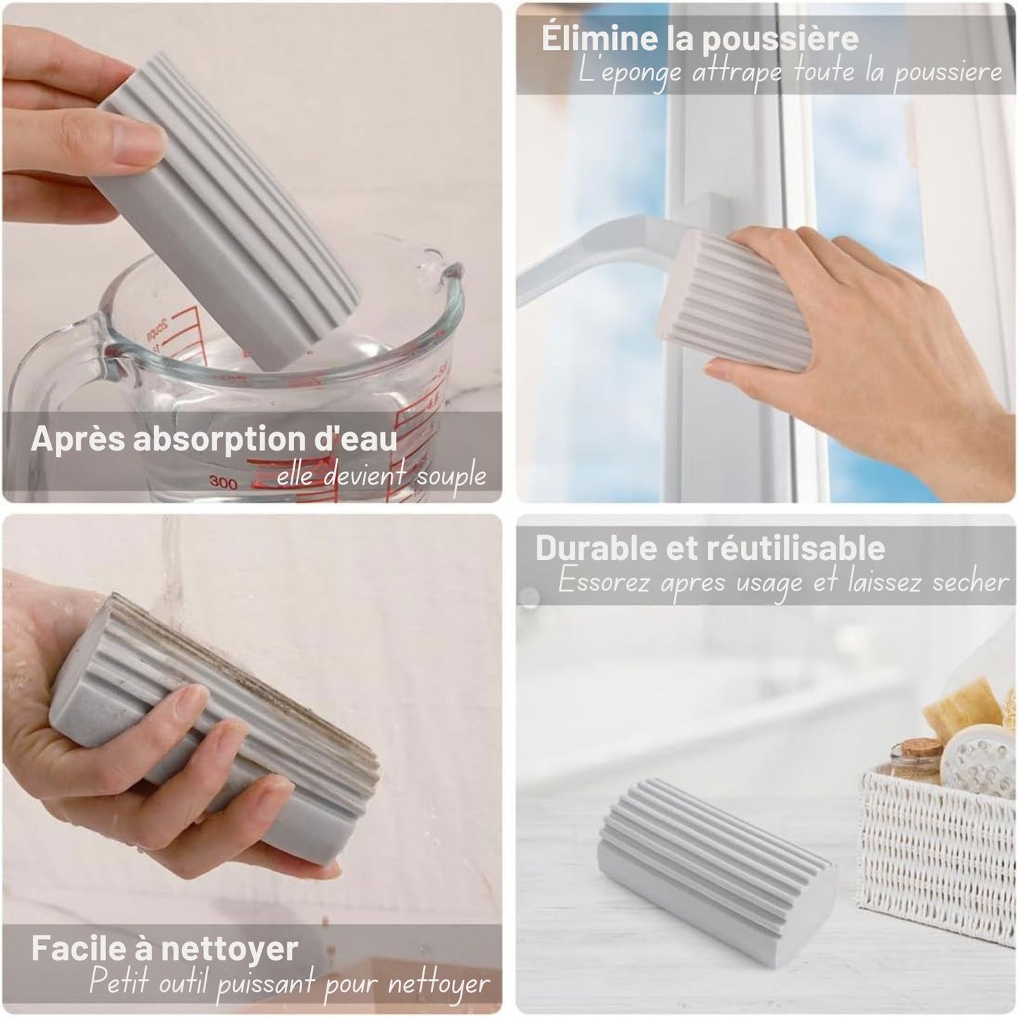 Eponge Vaisselle - MagicAbsorb™ - Gris