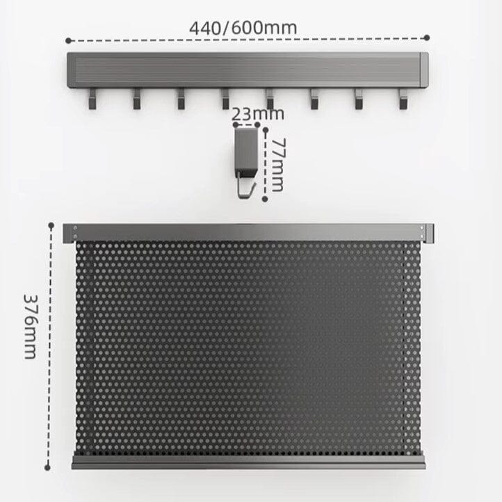 Étagère de Rangement - BathroomStorageShelf™ - Noir