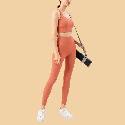 Combinaison Sport Femme - WomenFitnessSet™ - Corail