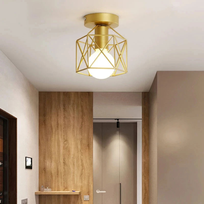 Plafonnier Led - RoundGlowLED™ - Doré