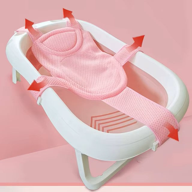 Transat de Bain Bébé - BabyBathMeshSupport™ - Rose