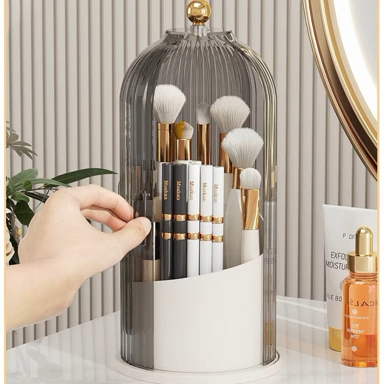 Organisateur Maquillage - MakeupBrushHolder™ - Noir Transparent