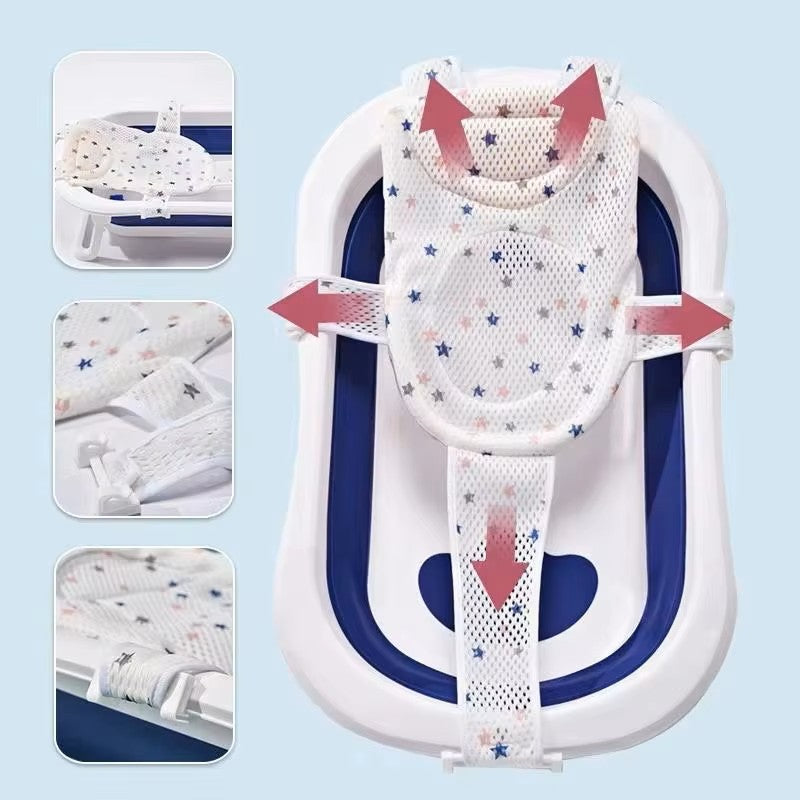 Transat de Bain Bébé - BabyBathMeshSupport™ - Blanc