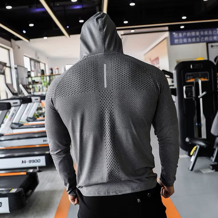 Sweat à Capuche Homme - PowerFit™ - Gris