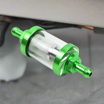 Filtre à carburant - MotorcycleFuelFilter™ - Noyau en aluminium Vert