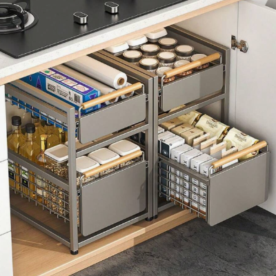 Organisateur Salle de Bain - MultifunctionStorageBasket™ - Noir