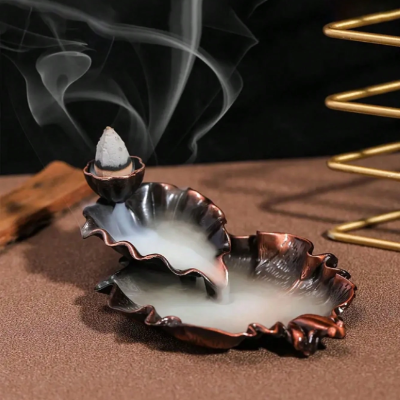 Porte Encens - AromatherapyIncense™ - Coquillage Rouge
