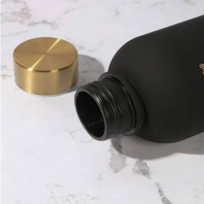 Gourde de sport - BottleTimeMarker™ - Noir
