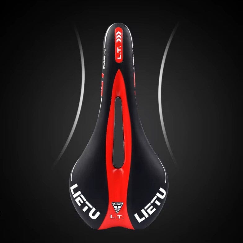 Selle de Vélo - BicycleSaddle™ - Rouge Noir