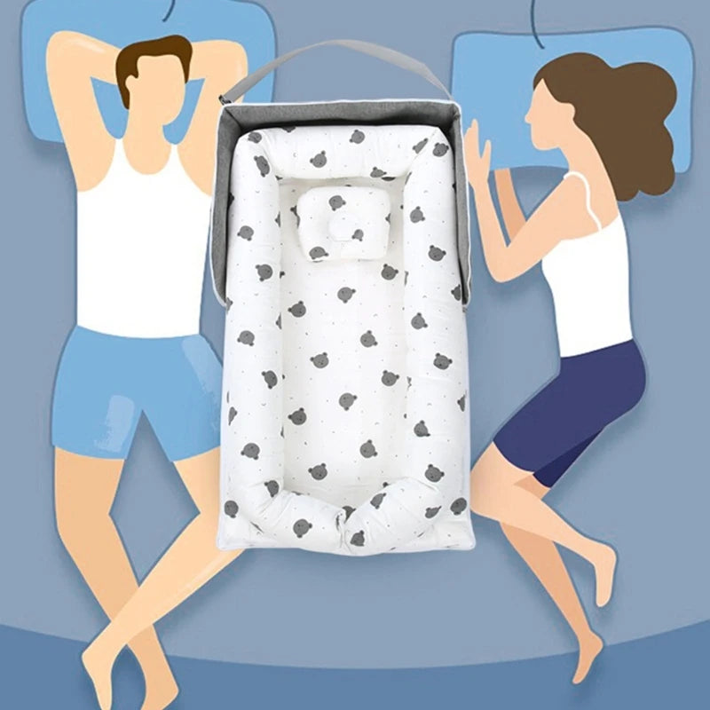Lit de Voyage Bébé - PortableBabyBed™ - Ours