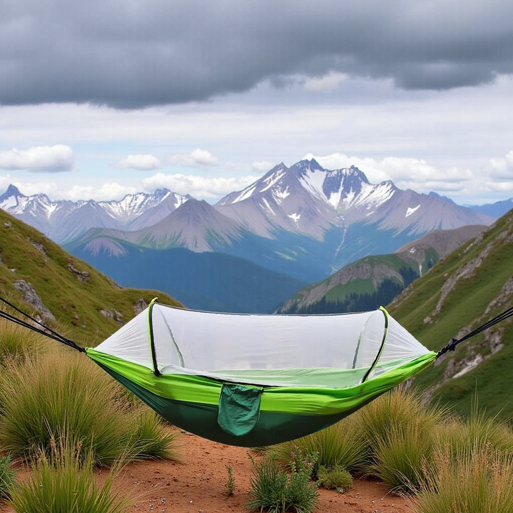 Hamac Camping - NetGuardHammock™ - Vert Double