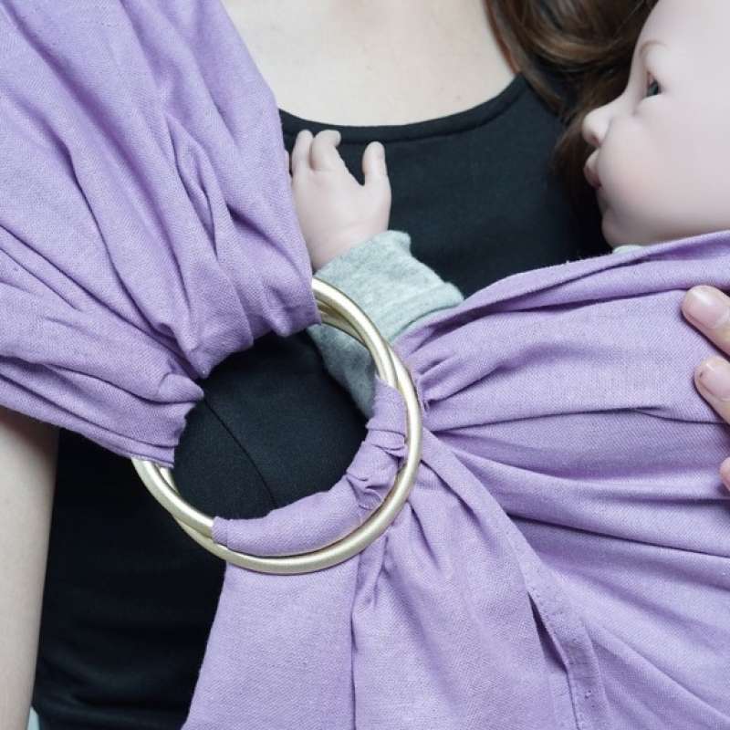 Écharpe De Portage - CottonRingSling™ - Violet