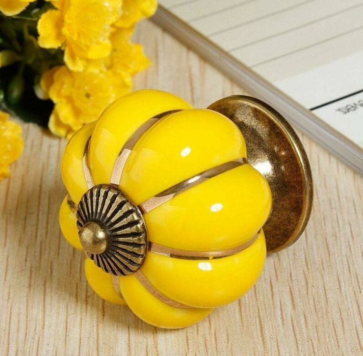 Poignée pour Placard - CeramicHandle™ - Jaune