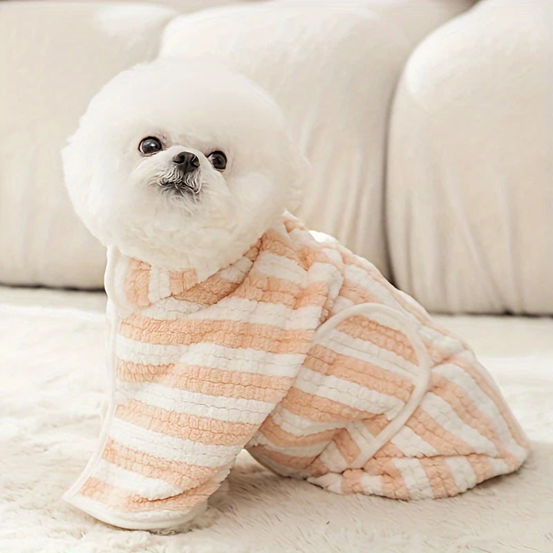 Peignoir pour Chien - FurWrap™ - Rose
