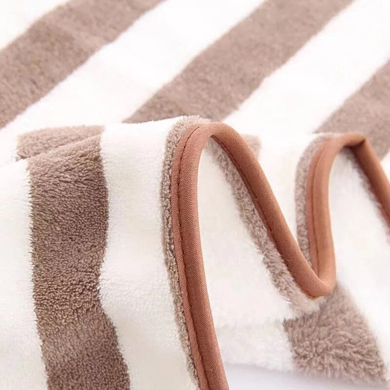 Serviette Microfibre - PetTowel™ - Rayures Chocolat