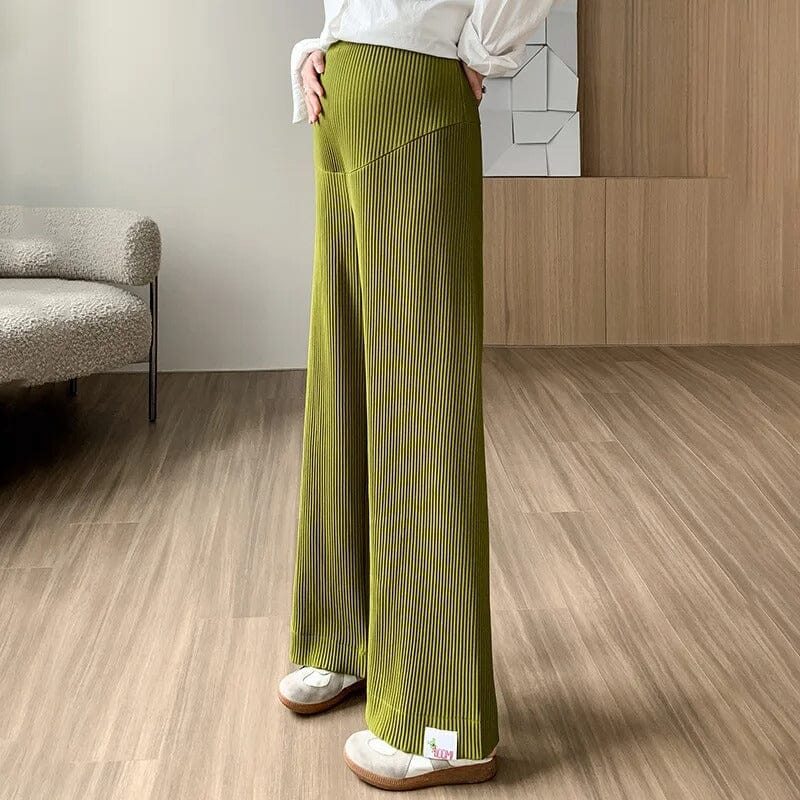 Pantalon de Grossesse - MaternityWidePants™ - Vert Militaire