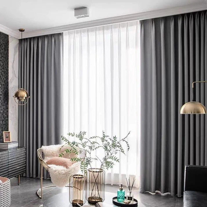 Rideaux Occultants - DeepSleepDrape™ - Gris