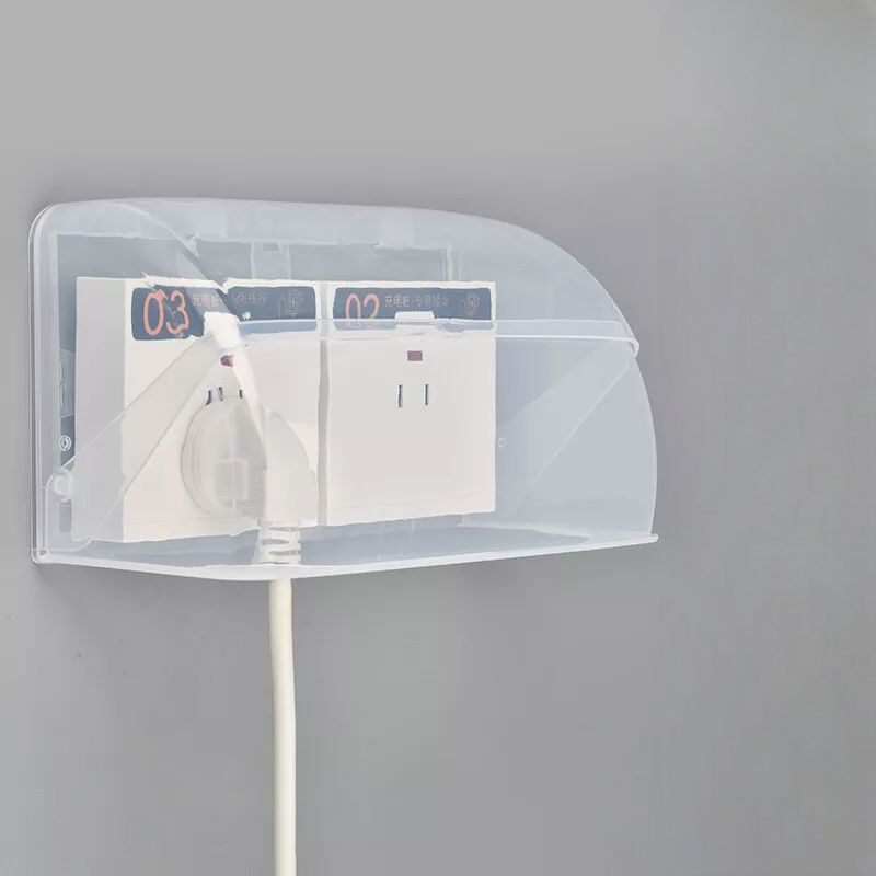 Boite Etanche Electricite - ElectricPlugRainproofCover™ - Transparent