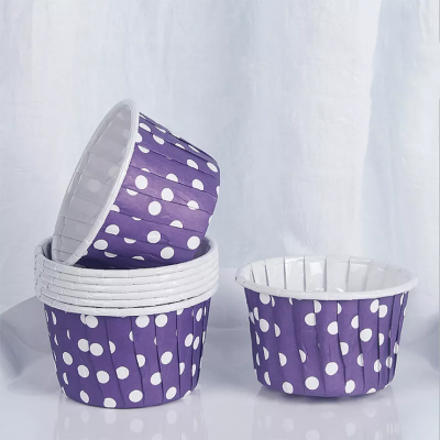 Caissette pour Muffins - CupcakeWrappers™ - Point Violet