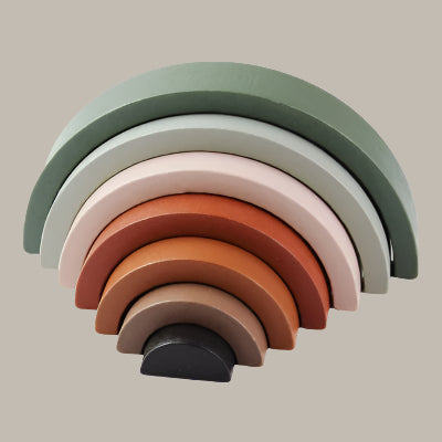 Jouet en Bois - RainbowBridge™ - Vert Marron