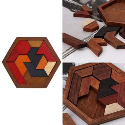 Puzzle en Bois - HexaLogic™ - Bois