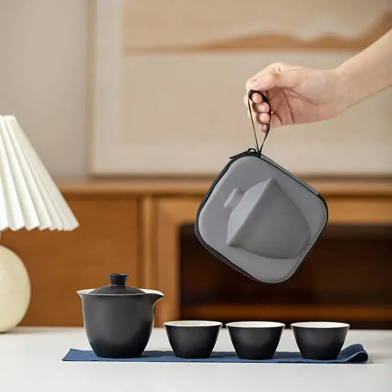 Service à Thé - TravelTeaSet™ - Noir