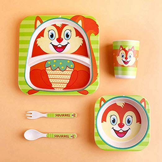 VAISSELLE BEBE - BambooKid™ - Écureuil