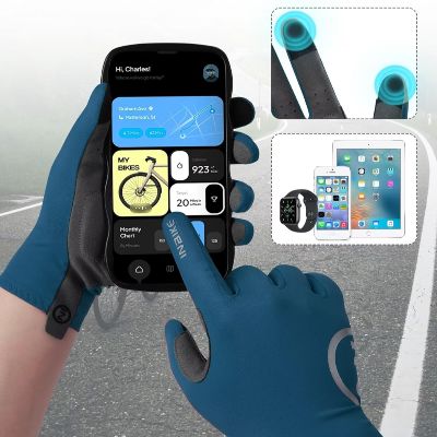 Gants vélo - CyclingGloves™ - Turquoise