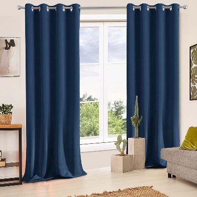 Rideau Occultant - SunProtectionCurtains™ - Bleu Foncé