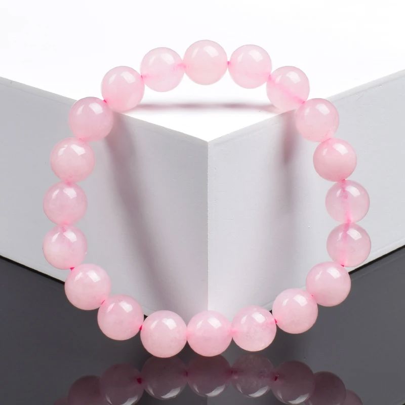 Bracelet en Perles - NaturalStoneBracelet™ - Cristal rose