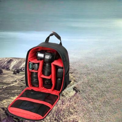 Sac appareil photo - MultifunctionalBackpack™ - Rouge