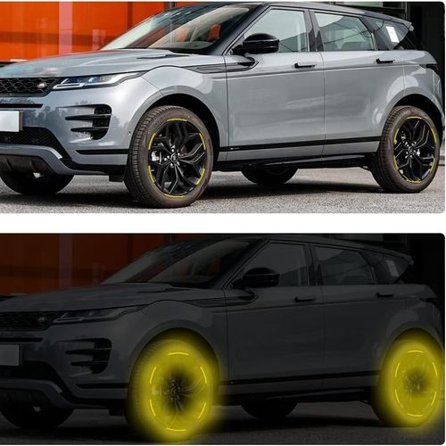 AUTOCOLLANT VOITURE - GlowWheel™ - Jaune