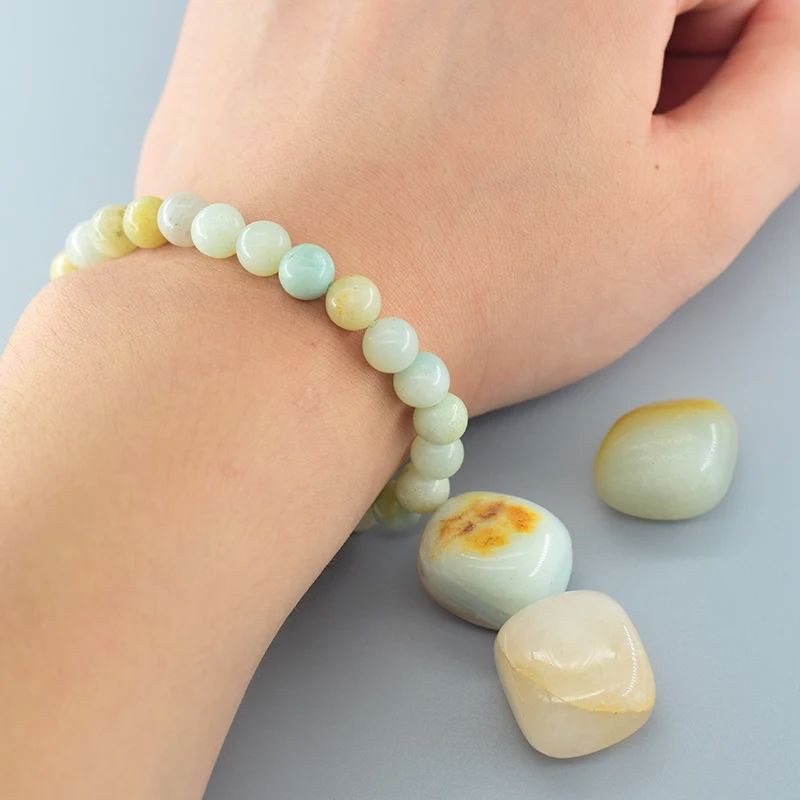 Bracelet en Perles - NaturalStoneBracelet™ - Pierre d'Amazon
