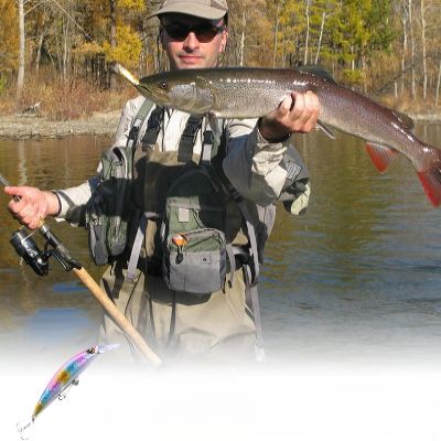 Leurre de peche - FishingLureBait™ - Blanc Coloré