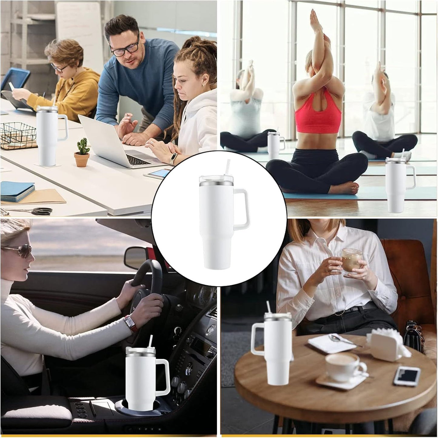 Tasse Isotherme - ThermalMug™ - Blanc