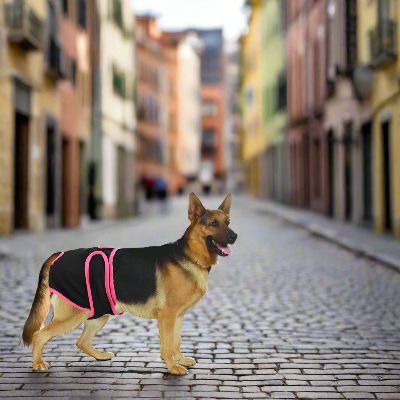 Couche pour chien - FemaleDogShorts™ - Noir