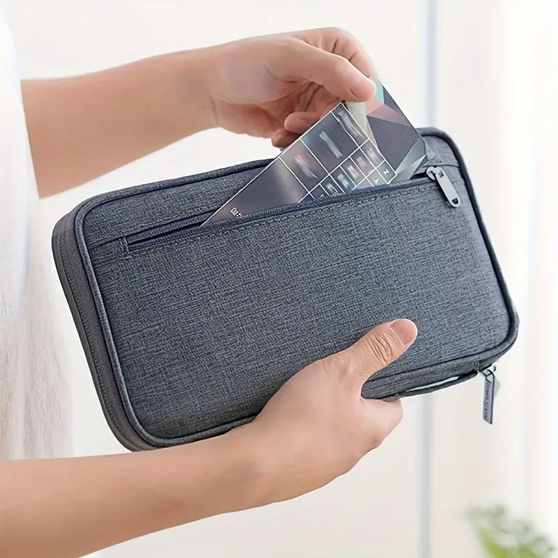 PortePasseportMultifonction™- Gris S