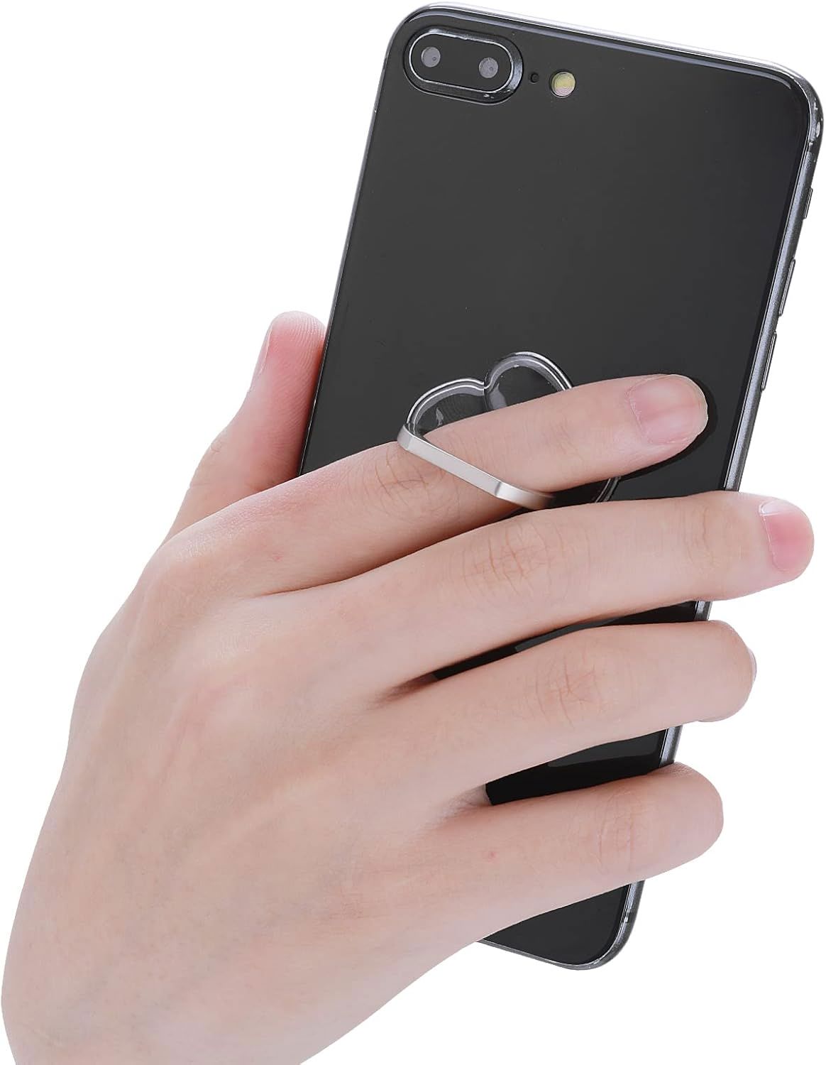 Support de Téléphone - TransparentCellPhoneRing™ - Trèfle Argenté