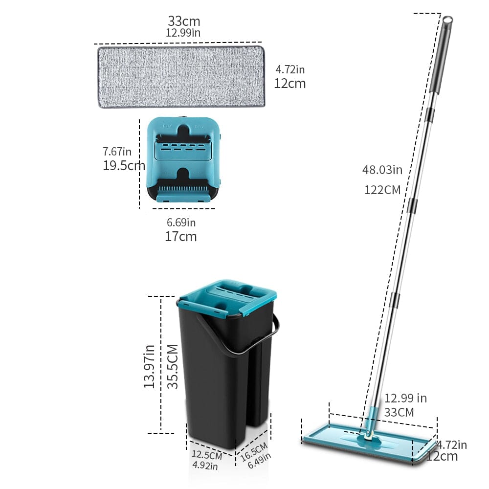 360Mop™ - Rotating flat squeeze mop