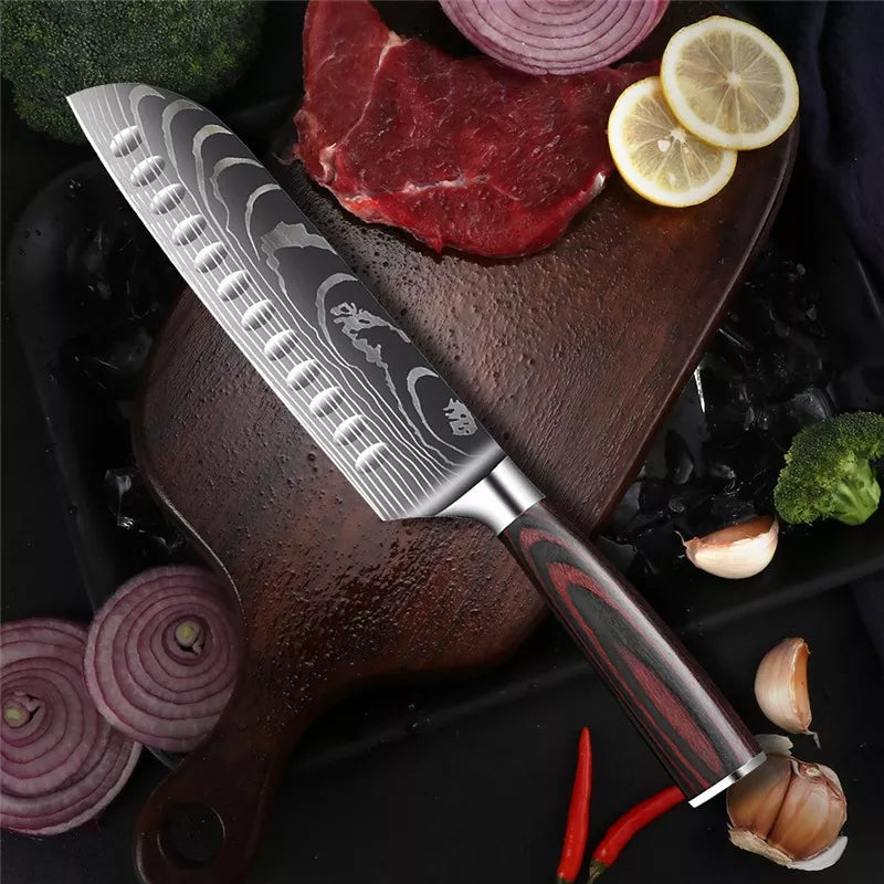 knifeSharp™ kitchen knives Set