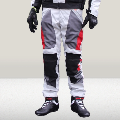 Pantalon de moto - BikeWaterproofTrousers™ - Blanc