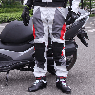 Pantalon de moto - BikeWaterproofTrousers™ - Blanc